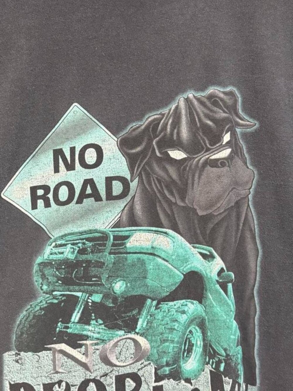 Vintage da dawg off roading truck t shirt black